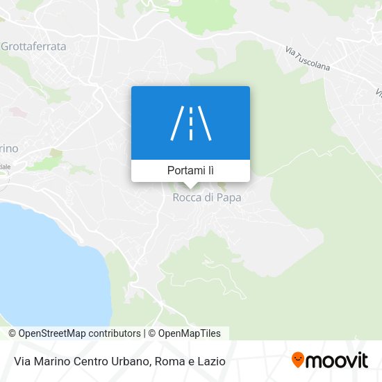 Mappa Via Marino Centro Urbano