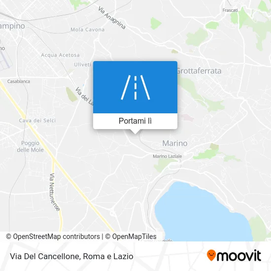 Mappa Via Del Cancellone