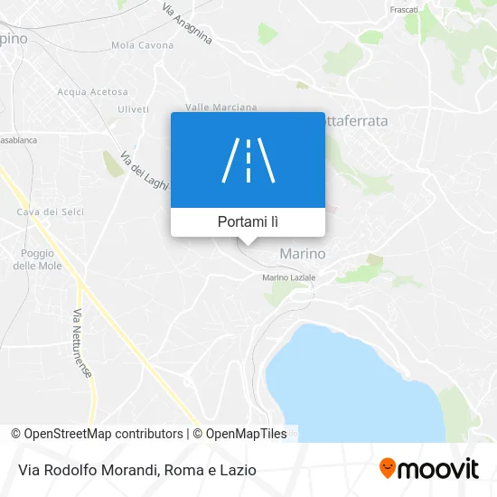 Mappa Via Rodolfo Morandi