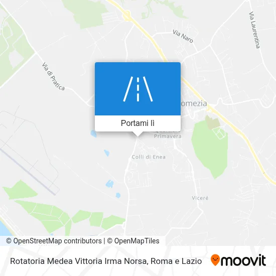 Mappa Rotatoria Medea Vittoria Irma Norsa