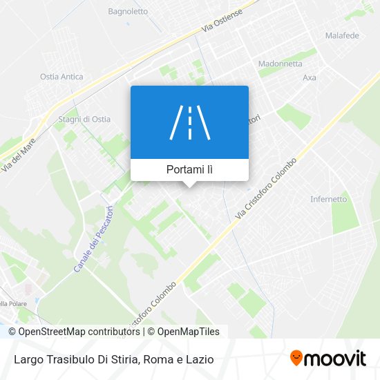Mappa Largo Trasibulo Di Stiria