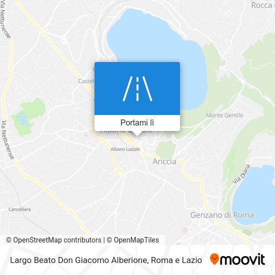 Mappa Largo Beato Don Giacomo Alberione
