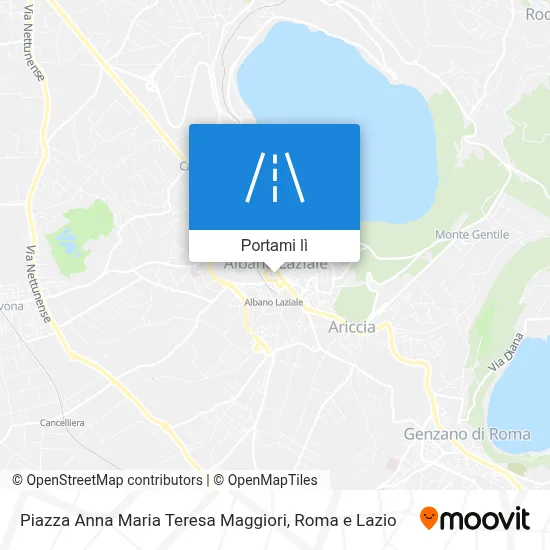 Mappa Piazza Anna Maria Teresa Maggiori