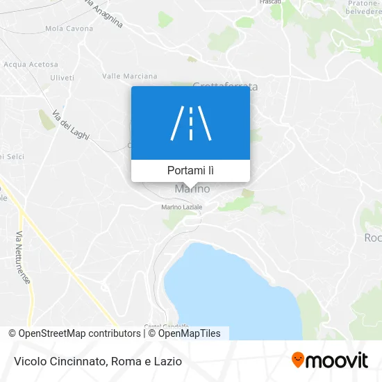 Mappa Vicolo Cincinnato