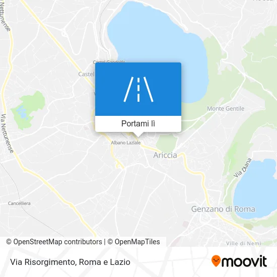 Mappa Via Risorgimento