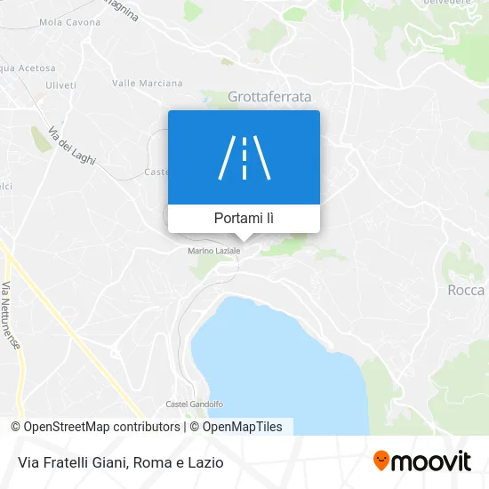 Mappa Via Fratelli Giani