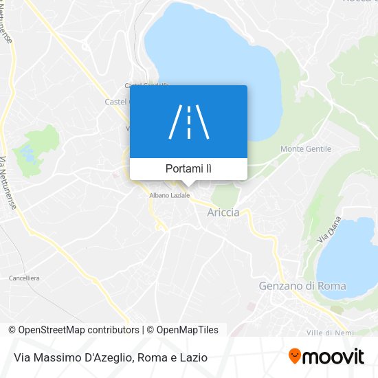 Mappa Via Massimo D'Azeglio
