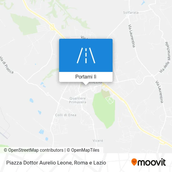 Mappa Piazza Dottor Aurelio Leone