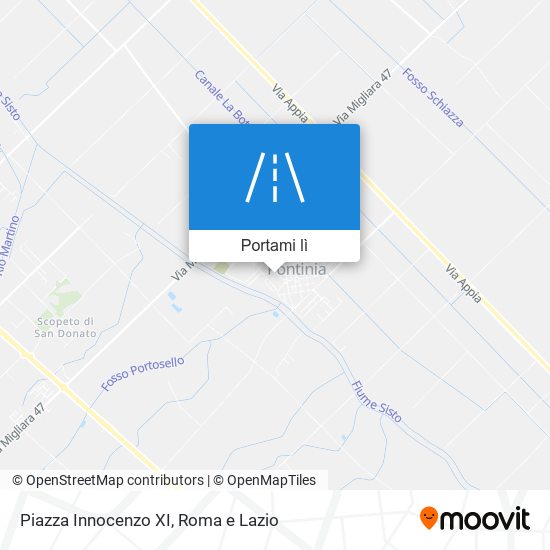 Mappa Piazza Innocenzo XI