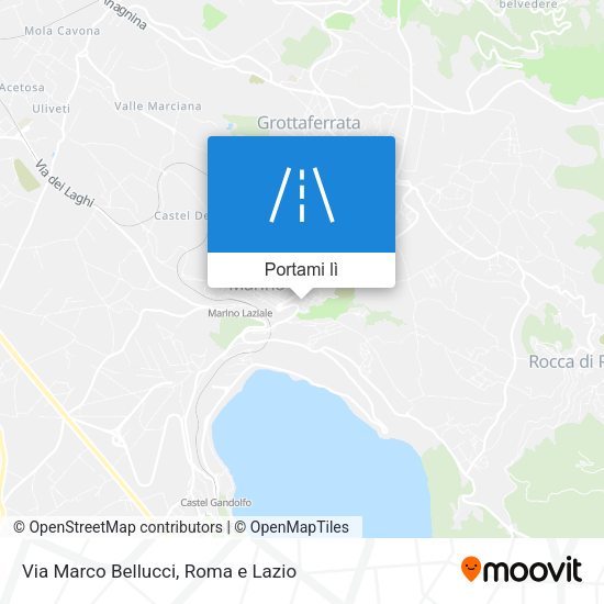 Mappa Via Marco Bellucci
