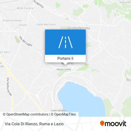 Mappa Via Cola Di Rienzo