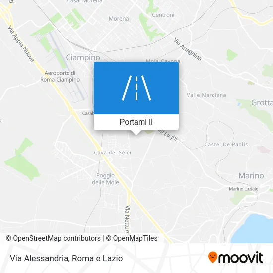 Mappa Via Alessandria