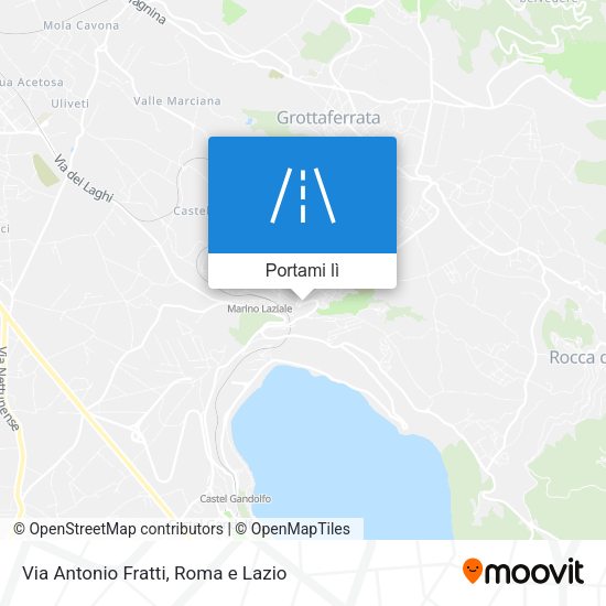 Mappa Via Antonio Fratti