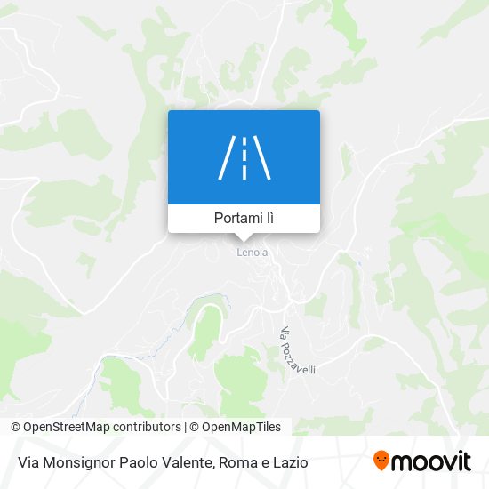 Mappa Via Monsignor Paolo Valente