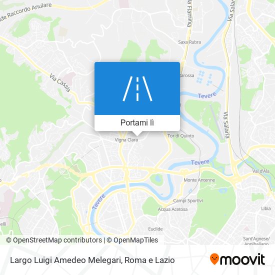 Mappa Largo Luigi Amedeo Melegari