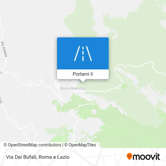 Mappa Via Dei Bufali