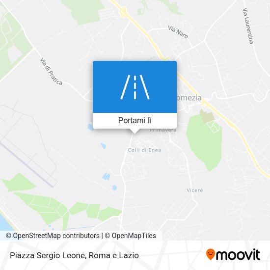 Mappa Piazza Sergio Leone