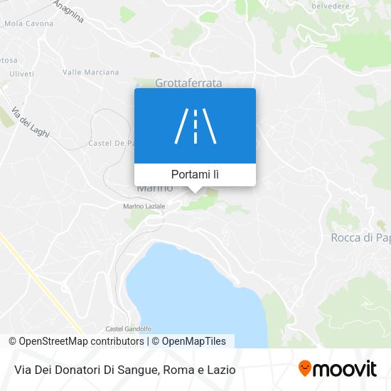 Mappa Via Dei Donatori Di Sangue