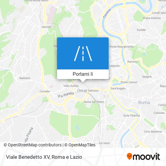 Mappa Viale Benedetto XV