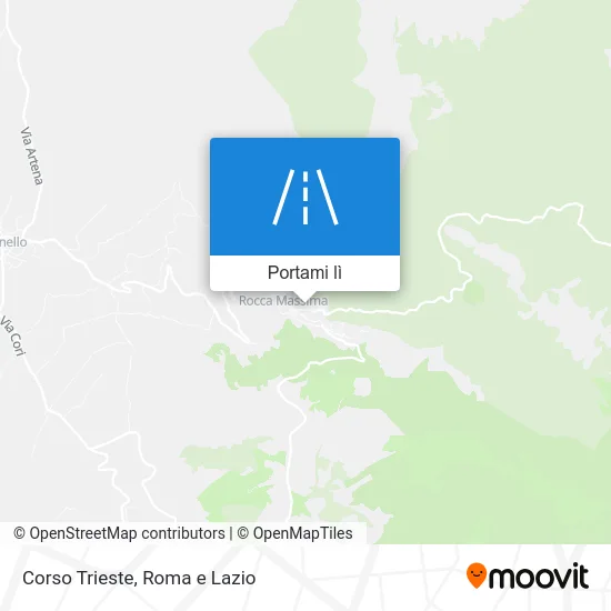 Mappa Corso Trieste