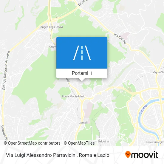 Mappa Via Luigi Alessandro Parravicini