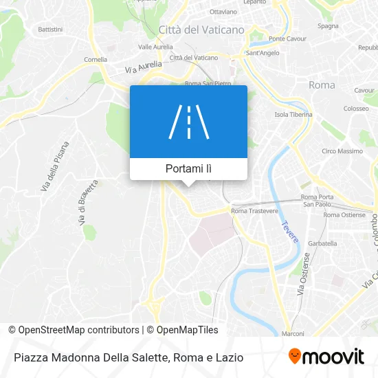 Mappa Piazza Madonna Della Salette
