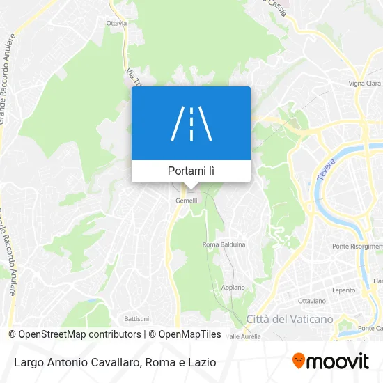 Mappa Largo Antonio Cavallaro