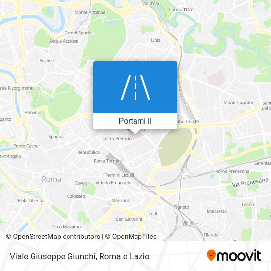 Mappa Viale Giuseppe Giunchi