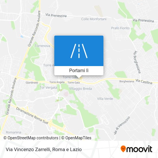Mappa Via Vincenzo Zarrelli