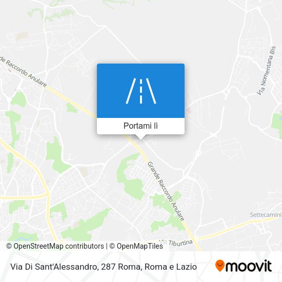 Mappa Via Di Sant'Alessandro, 287 Roma