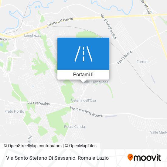 Mappa Via Santo Stefano Di Sessanio