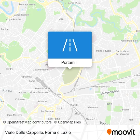 Mappa Viale Delle Cappelle