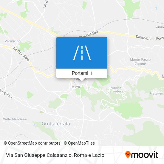 Mappa Via San Giuseppe Calasanzio