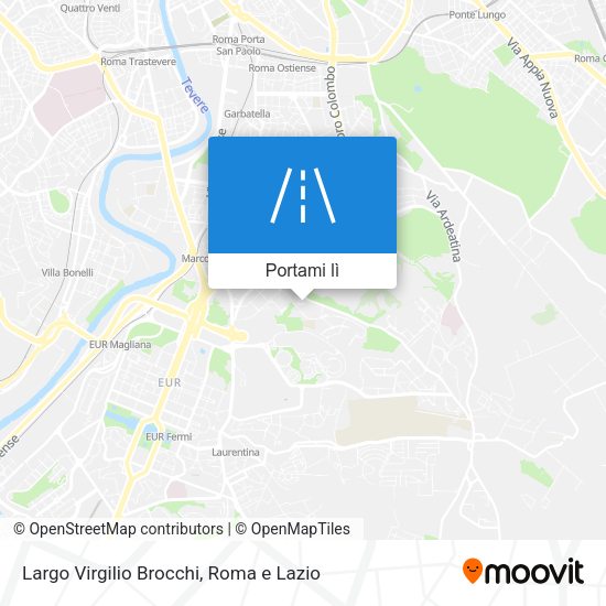 Mappa Largo Virgilio Brocchi