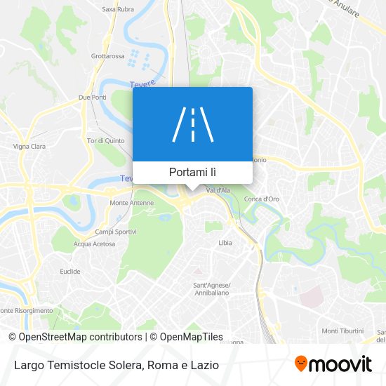 Mappa Largo Temistocle Solera