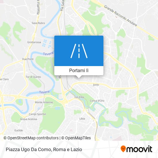 Mappa Piazza Ugo Da Como