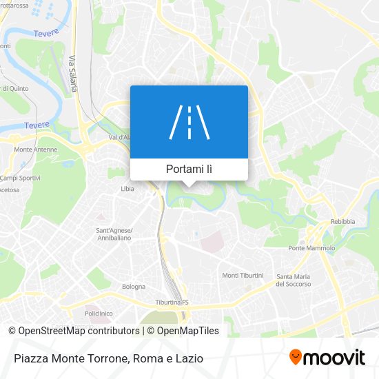 Mappa Piazza Monte Torrone