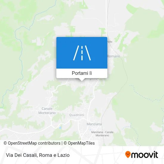 Mappa Via Dei Casali