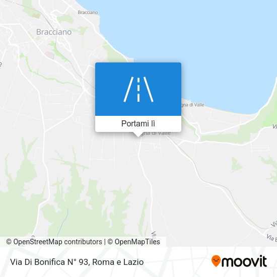 Mappa Via Di Bonifica N° 93