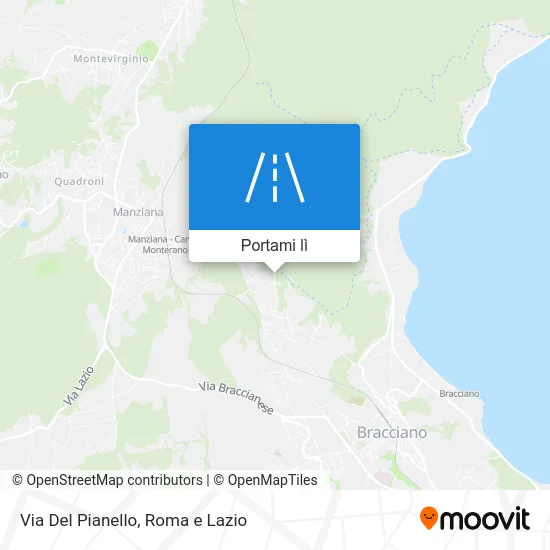 Mappa Via Del Pianello