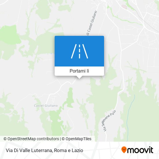 Mappa Via Di Valle Luterrana