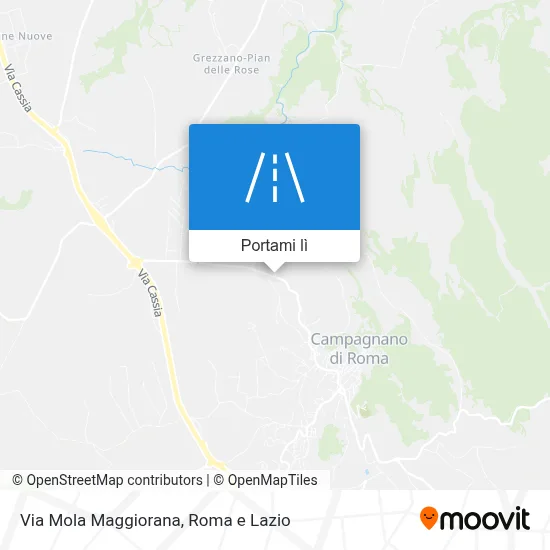Mappa Via Mola Maggiorana