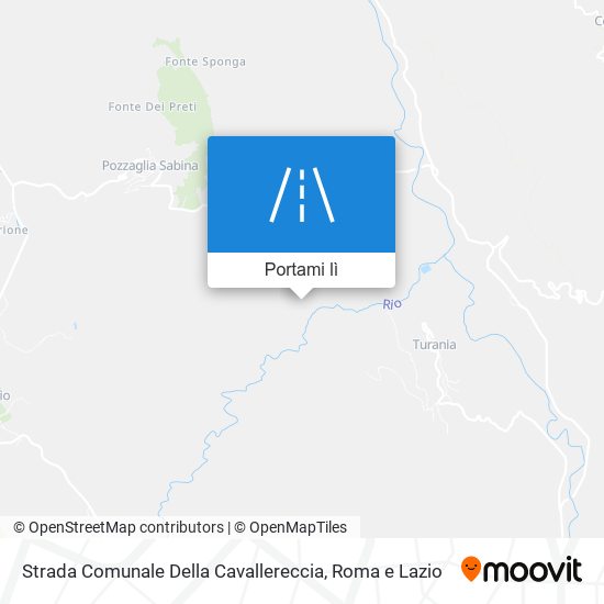 Mappa Strada Comunale Della Cavallereccia