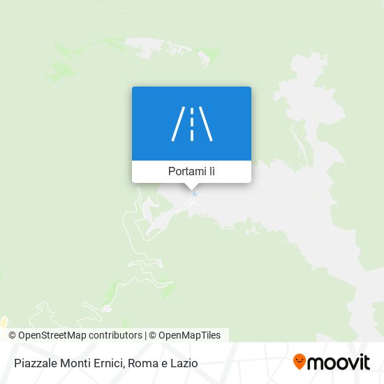 Mappa Piazzale Monti Ernici