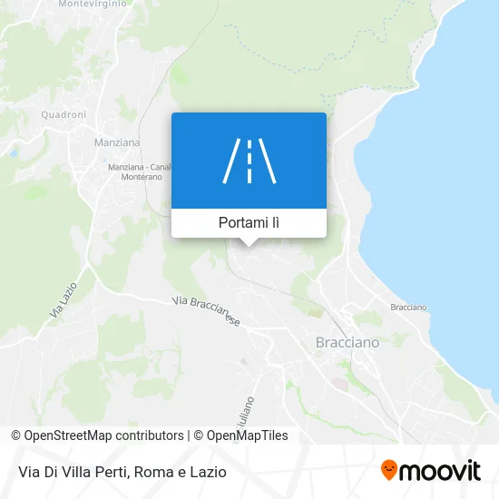 Mappa Via Di Villa Perti
