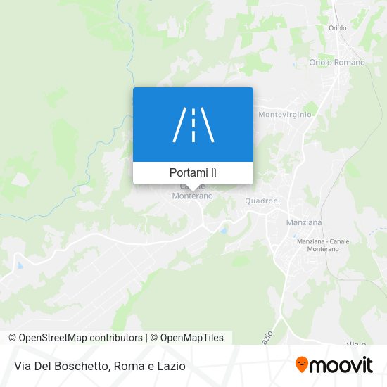 Mappa Via Del Boschetto