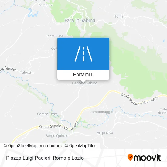 Mappa Piazza Luigi Pacieri