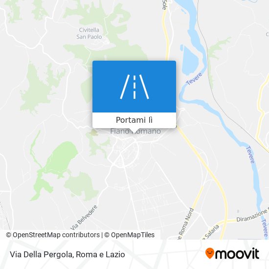 Mappa Via Della Pergola