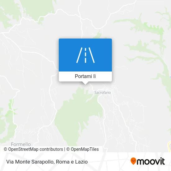 Mappa Via Monte Sarapollo