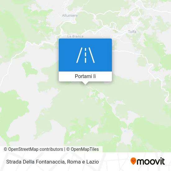 Mappa Strada Della Fontanaccia